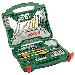 Bosch 70tlg. X-Line Titanium Bohrer und Schrauber Set (Holz, Stein und Metall, Zubehör Bohrmaschine)