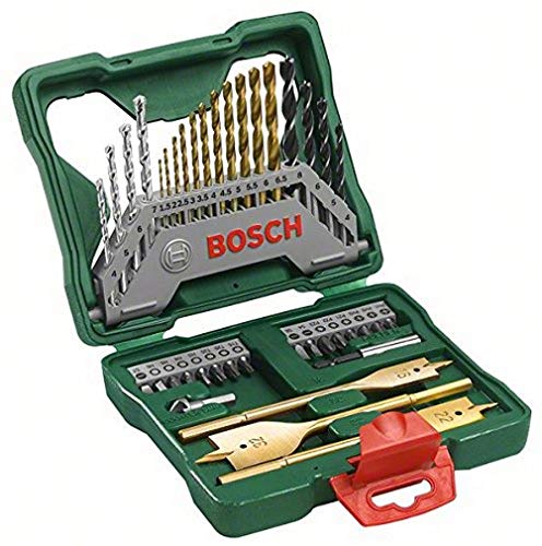 Bosch 40tlg. X-Line Titanium Bohrer und Schrauber Set (Holz, Stein und Metall, Zubehör Bohrmaschine)