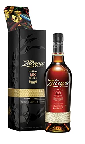 Ron Zacapa Centenario Solera 23 Rum | mit Geschenkverpackung | Ausgezeichneter, aromatischer Rum | gereift im Hochland Guatemalas | 40% vol | 700ml Einzelflasche |