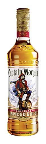 700ml Captain Morgan Original Spiced Gold | Blended Rum | Karibischer Geschmack | 35% vol | 700ml Einzelflasche |