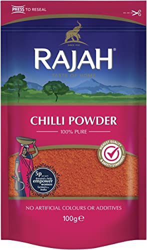 Rajah Chili – Chilipulver zum Würzen und Kochen – 1 x 100 g