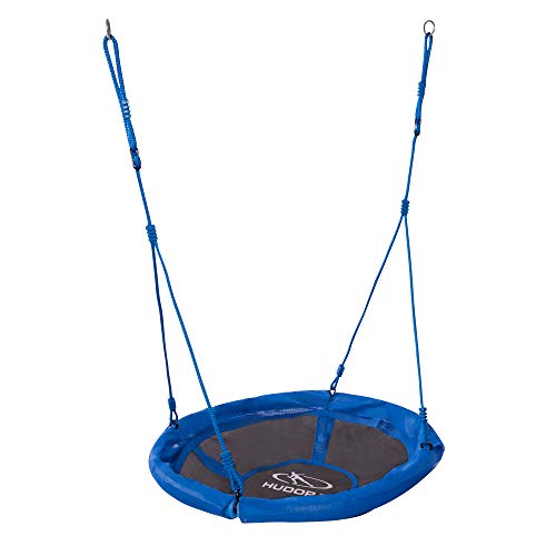 HUDORA 72126/01 Nestschaukel 90 cm, blau - Garten-Schaukel bis 100 kg belastbar