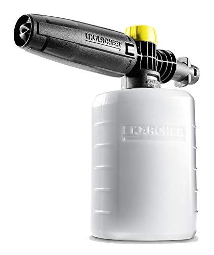 Kärcher FJ 6 Schaumdüse (Behältervolumen: 0,6 l, manuell regulierbarer Reinigungsmittelverbrauch, transparenter Behälter, kompatibel für alle Hochdruckreiniger K2 - K7)