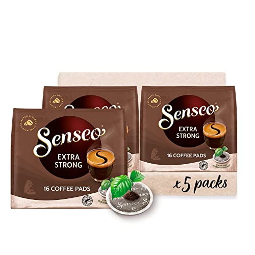 5 x 16 Getränke Senseo Pads Extra Strong - 80 Kaffeepads UTZ-zertifiziert