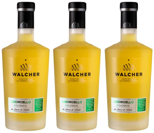 Walcher Bio Limoncello - Aromatischer und unvergleichlich-intensiver Likör aus Südtirol (3 x 0,7 l)