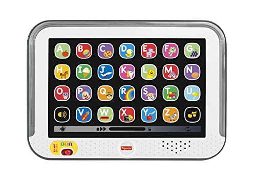 Fisher-Price CDG57 - Lernspaßtablet, mit Geräuschen, Musik und Lichtern