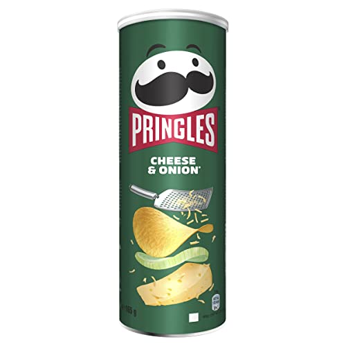 Pringles cheese & onion 165 gr | 9x | Gesamtgewicht 1485 gr
