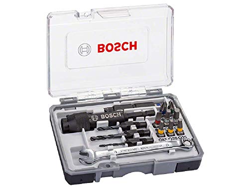 Bosch Professional 20tlg. Schrauberbit Set (Extra Hard, Zubehör für einfache Bohr- und Schraubarbeiten)
