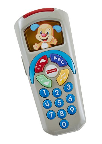 Fisher-Price DLD32 - Lernspaß Fernbedienung, zum Aktivieren von Liedern und Lerninhalten, Babyspielzeug ab 6 Monaten