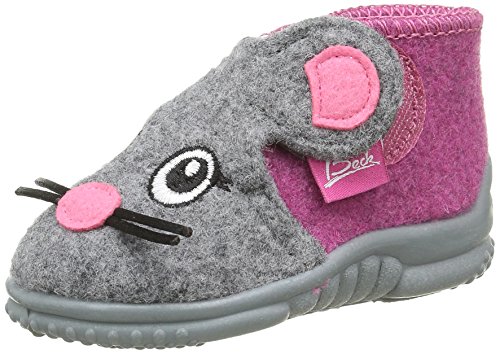 Beck Unisex Kinder Mäuschen Flache Hausschuhe / Größe: 19 - 28