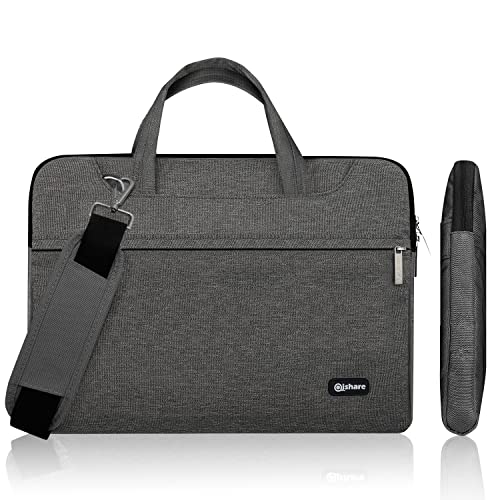 Qishare 11,6'' - 16'' Laptoptasche multifunktionale Laptoptasche für Damen Herren Schüler, Verstellbarer Schultergurt und unterdrückter Griff