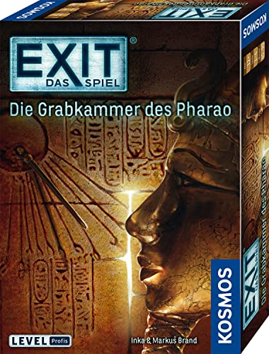 KOSMOS 692698 EXIT - Das Spiel - Die Grabkammer des Pharao, Level: Profis, Escape Room-Spiel, für 1 bis 4 Personen ab 12 Jahren, einmaliges Event-Spiel, spannendes Gesellschaftsspiel