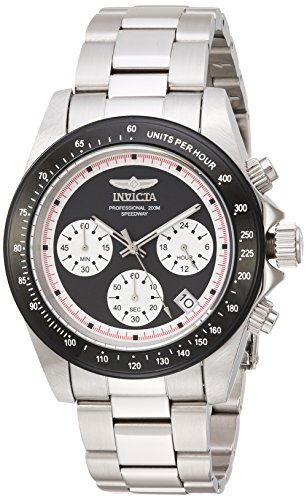 INVICTA Herren analog Quarz Uhr mit Edelstahl Armband 23120