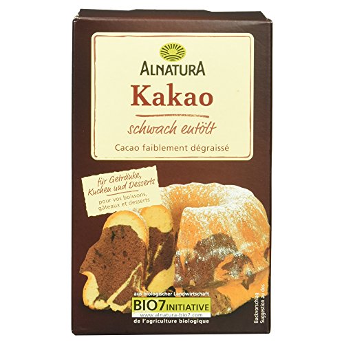 Alnatura Bio Kakao, schwach entölt, 6er Pack (6 x 125 g)