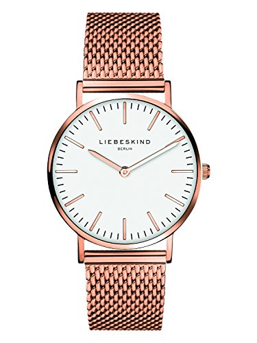 Liebeskind Berlin Damen Analog Quarz Armbanduhr mit Edelstahlarmband