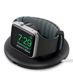 Belkin Ladedock für unterwegs für die Apple Watch Series SE, 7, 6, 5, 4, 3, 2, 1 (Ladekabel separat erhältlich) Schwarz