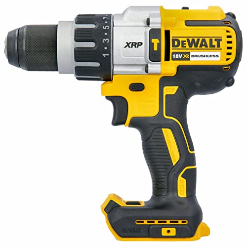 DEWALT DCD996N 18V XR 3-Gang bürstenloser Hammer-Kombibohrer (nur Körper), 820 W, 18 V, gelb/schwarz