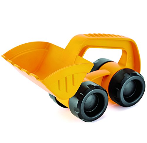Hape E4054 - Monster-Bagger, Strandspielzeug/Sandspielzeug, gelb-orange