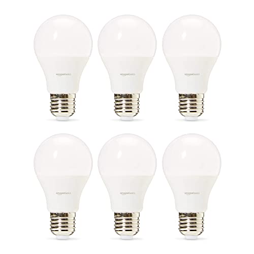 6 Stück Amazon Basics Professional LED-Leuchtmittel, Edison-Schraubgewinde (E27), entspricht 75-Watt-Birne, Warmweiß, nicht dimmbar