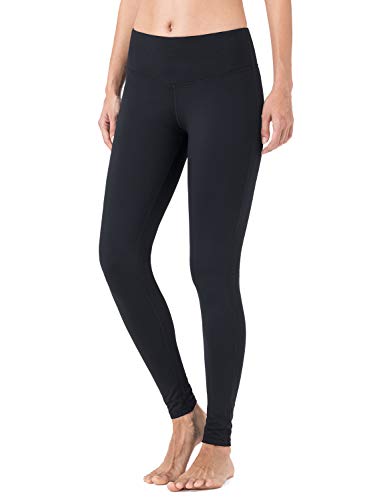 NAVISKIN Damen Slim-Laufhose Thermoleggings Innenfleece wärmeisolierende Sport-Leggings Jogging-Yogahose mit Schlüsseltasche