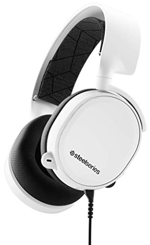 SteelSeries Arctis 3 - All-Platform Gaming Headset - für PC, PlayStation 5, PS4, Xbox One, Nintendo Switch, VR, Android und iOS - Weiß