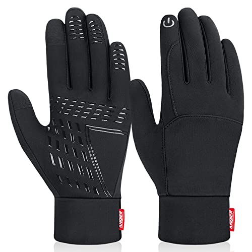 Fahrradhandschuhe Warme, coskefy Handschuhe Herren Damen Smartphone, Winterhandschuhe Outdoor, Größe S - XL