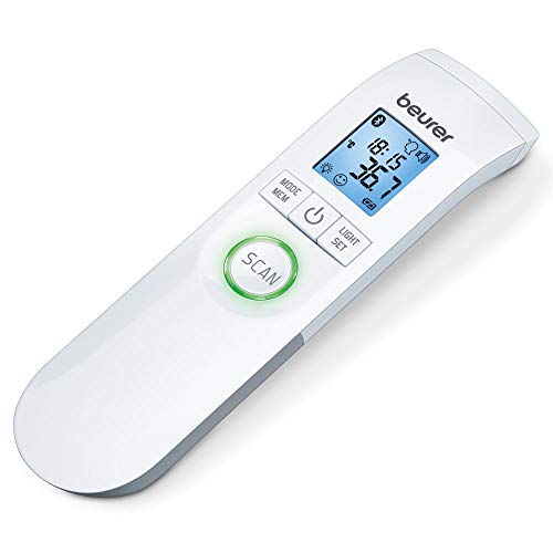 Beurer FT 95 Bluetooth, kontaktloses Infrarot-Fieberthermometer mit innovativer App-Vernetzung