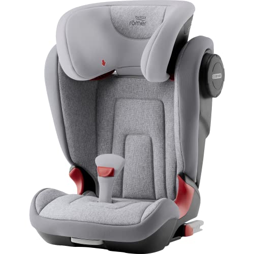 BRITAX RÖMER Kindersitz 15-36 kg KIDFIX 2 S, mit zusätzlichem Seitenaufprallschutz für Kinder (Gruppe 2/3), 3,5 bis 12 Jahre, Grey Marble