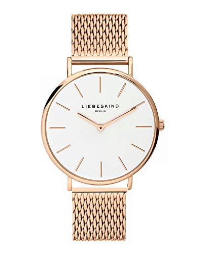 Liebeskind Berlin Analog Quarz Armbanduhr mit Edelstahlarmband