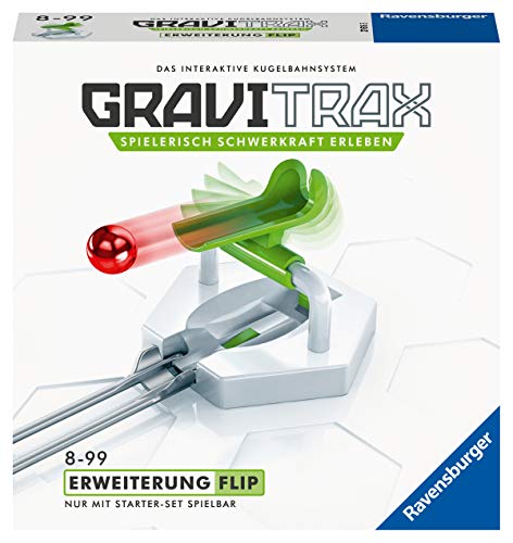 Ravensburger GraviTrax 27616 - GraviTrax Erweiterung Flip - Ideales Zubehör für spektakuläre Kugelbahnen, Konstruktionsspielzeug für Kinder ab 8 Jahren