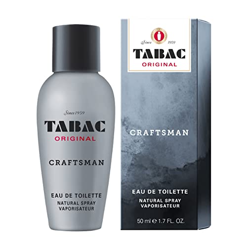 Tabac® Original Craftsman I Eau de Toilette - moderne Frische, facettenreich und lang anhaltend - für gepflegte Männlichkeit I 50ml Natural Spray Vaporisateur