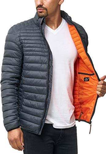 Indicode Herren Islington Steppjacke in Daunenjacken-Optik, Größe S - 3XL