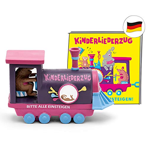 tonies Hörfiguren für Toniebox, Kinderliederzug – Bitte alle einsteigen Kinderlieder für Kinder ab 3 Jahren, Spielzeit ca. 60 Minuten