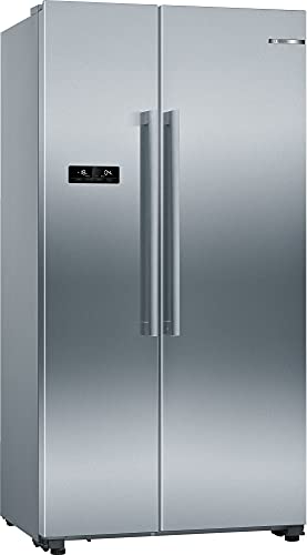 Bosch KAN93VIFP Serie 4 Amerikanischer Side-by-Side / A++ / 178,7 x 90,8 cm / 363 kWh/Jahr / Inox-antifingerprint / 371 L Kühlteil / 189 L Gefrierteil / NoFrost / IceTwister [Energieklasse F]