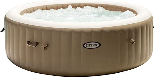 Intex Whirlpool Pure SPA Bubble Massage - Ø 216 cm x 71 cm, für 6 Personen, Fassungsvermögen 1.098 l, beige, 28428