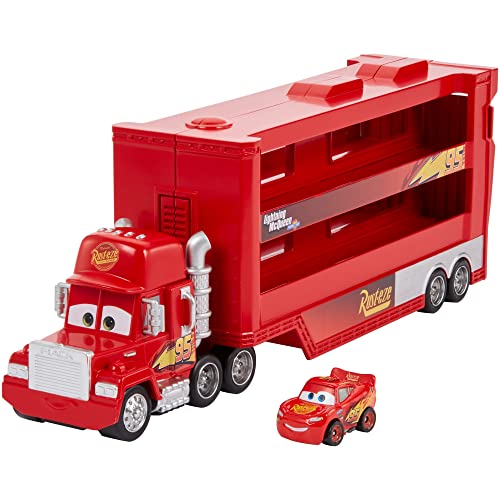 Disney Pixar Cars GNW34 - Mini Racer Transporter Sortiment mit Mini Fahrzeug, Spielzeug ab 3 Jahren