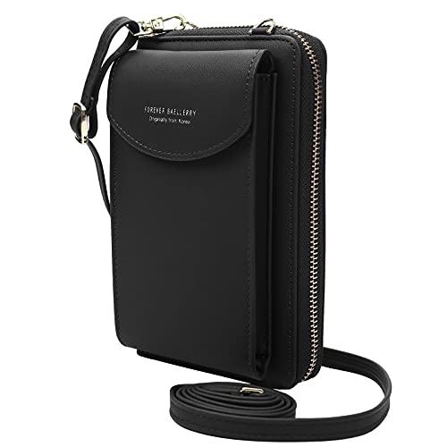 ZhengYue kleine Crossbody Tasche Handy - Tasche Brieftasche mit Credit Card Slots für Frauen