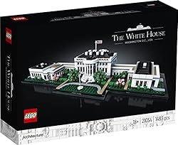 LEGO 21054 Architecture Das Weiße Haus, Modellbaussatz für Erwachsene, Set zum Stressabbau und eine tolle Geschenkidee