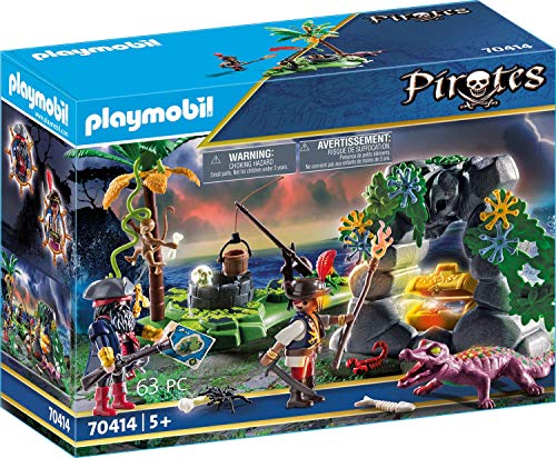 PLAYMOBIL Pirates 70414 Piraten-Schatzversteck, Ab 5 Jahren