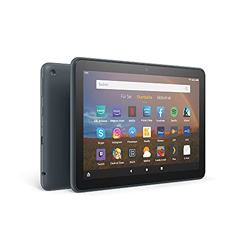 Fire HD 8 Plus-Tablet, 8-Zoll-HD-Display, 32 GB, Schiefergrau, Mit Werbung | Unser bestes 8-Zoll-Tablet für Unterhaltung unterwegs (2020)