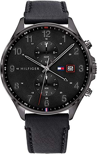 Tommy Hilfiger Multi Zifferblatt Quarz Uhr für Herren Edelstahlarmband