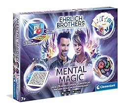 Clementoni 59182 Ehrlich Brothers Mental Magic, Zauberkasten für Kinder ab 7 Jahren, magische Anleitung für verblüffende Zaubertricks, inkl. 3D Erklärvideos, ideal als Geschenk
