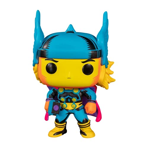 Funko 48847 POP Marvel: Black Light-Thor, Multicolour