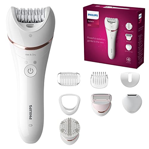 Philips Epilator Series 8000 Epilierer, nass und trocken (Modell BRE735/00)