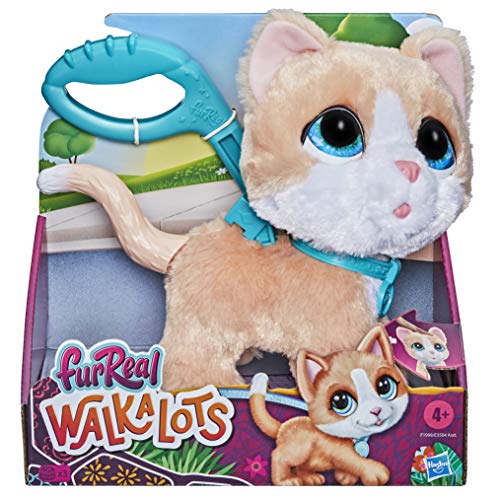Hasbro furReal Walkalots Große Racker Katze interaktives Tierchen, Tolle Tiergeräusche und Wackellauf-Bewegung, Ab 4 Jahren geeignet