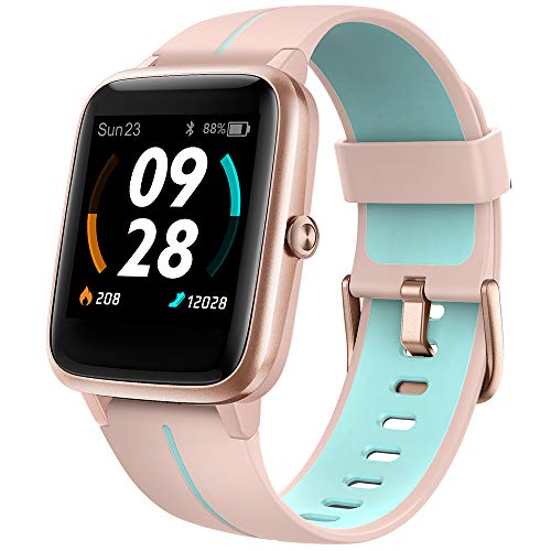 UMIDIGI Smartwatch Uwatch3 GPS, 1.3 Zoll Touch-Farbdisplay, Fitness Armbanduhr mit integriertem GPS, 5 ATM wasserdichte Smart Watch Fitnessuhr Sportuhr mit Schlafmonitor, Stoppuhr für Damen und Herren
