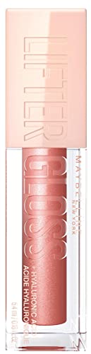 Maybelline New York Glänzender Lipgloss für voller wirkende Lippen, Feuchtigkeitsspendend, Mit Hyaluronsäure, Lifter Gloss / Nr. 02 Ice, Nr. 03 Moon,  Nr. 04 Silk,  Nr. 07 Amber