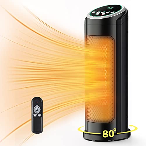 REDSTORM 2s Schnelles Aufheizen Zusatzheizung, 1500W Keramikheizlüfter,16.9