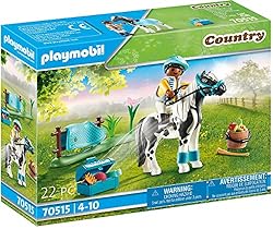 PLAYMOBIL - 70515 - Lewitzer Reiter und Pony
