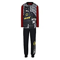 LEGO Jungen Batman Pyjama Set Schlafanzug Pyjamaset / Größe: 104 - 152